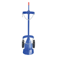Chariot pour bouteille de gaz, Roues Caoutchouc, Base de 12" la x 15-1/2" lo, 500 lb Brunswick Fyr & Safety