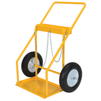 Chariot pour bouteille de gaz, Roues Caoutchouc, Base de 22" la x 14-1/8" lo, 250 lb Brunswick Fyr & Safety