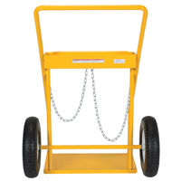 Chariot pour bouteille de gaz, Roues Caoutchouc, Base de 22" la x 14-1/8" lo, 250 lb Brunswick Fyr & Safety