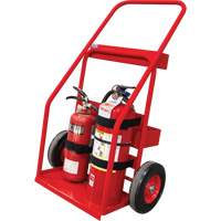 Chariot de prevention d'incendie pour travaux &agrave; chaud, Roues Semi-pneumatique, Base de 17,75" la x 8,9" lo, 100 lb Brunswick Fyr & Safety