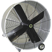 Belt Drive Drum Fans, Industrial, 1 Speed, 48" Diameter Brunswick Fyr & Safety