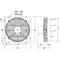 Ventilateurs d'&eacute;vacuation &agrave; volets Brunswick Fyr & Safety