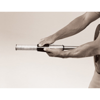 Industrial Stool, Stationary, Adjustable, 38" - 45", Polyurethane Seat, Black Brunswick Fyr & Safety