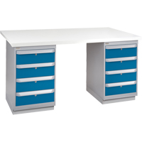 &eacute;tabli pr&eacute;conçu, 72" la x 30" p x 34" h, Capacit&eacute; 2500 lb Brunswick Fyr & Safety