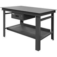 Extra Heavy-Duty Workbench, 60" W x 36" D x 34" H, 14000 lbs. Capacity Brunswick Fyr & Safety