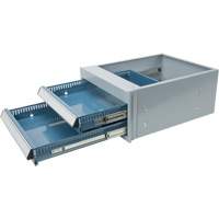 &eacute;tabli &agrave; deux tiroirs, Acier, 18" la x 21" p x 9" h Brunswick Fyr & Safety