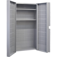 Deep Door Combination Cabinet, 38" W x 24" D x 72" H, Grey FH820 | Brunswick Fyr & Safety