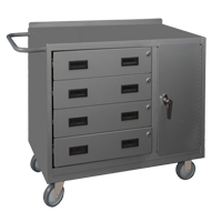 Mobile Workbench Cabinet, Steel Surface Brunswick Fyr & Safety