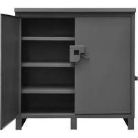 Lockable Jobsite Cabinet, Grey FJ024 | Brunswick Fyr & Safety