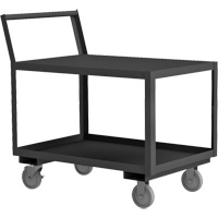 Low Deck Service Truck, 2 Tiers, 18-1/4" W x 33" D x 37-1/2" H, 1200 lbs. Cap. Brunswick Fyr & Safety