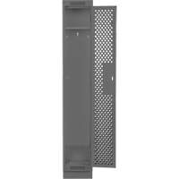 Casiers Clean Line, 12" x 15" x 76", Acier, Charbon, Rivet (assembl&eacute;), Perfor&eacute; Brunswick Fyr & Safety