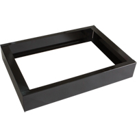 All-Welded Concorde - Heavy-Duty Lockers Recessed Base, 2 Banks, 4" H x 24" W x 17" D, Black, Steel Brunswick Fyr & Safety