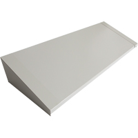 All-Welded Concorde - Heavy-Duty Lockers Sloping Top, 4 Bank, 18" D x 48" W x 6" H, Grey, Steel Brunswick Fyr & Safety