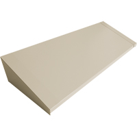 All-Welded Concorde - Heavy-Duty Lockers Sloping Top, 4 Bank, 18" D x 48" W x 6" H, Beige, Steel Brunswick Fyr & Safety