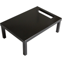 All-Welded Concorde Free Standing Locker Base, 1 Banks, 6" H x 12" W x 18" D, Black, Steel Brunswick Fyr & Safety