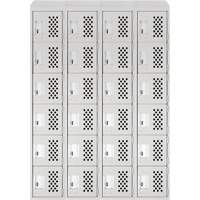 Assembled Clean Line™ Perforated Economy Lockers FL355 | Brunswick Fyr & Safety