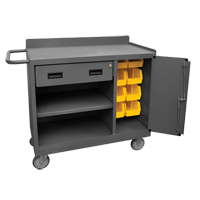 Mobile Bench Cabinet, Steel Surface FL636 | Brunswick Fyr & Safety