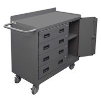 Mobile Bench Cabinet, Steel Surface FL637 | Brunswick Fyr & Safety