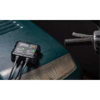 Genius&reg; 2X2 2-Bank, 4-Amp Battery Charger Brunswick Fyr & Safety