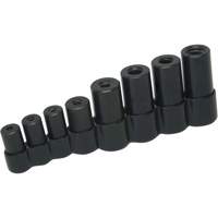 Tap Socket Set, 8 Pieces, 1/4"/3/8" Drive Size Brunswick Fyr & Safety