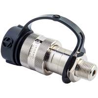 Raccords &agrave; c&ocirc;t&eacute; femelle pour d&eacute;bit &eacute;lev&eacute;, Acier, 3/8", NPTF femelle, 10 000 PSI Brunswick Fyr & Safety