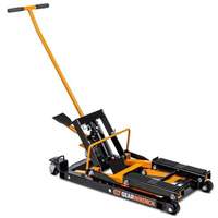 ATV and Motorcycle Jack, 0.75 Ton(s) Capacity, 4-2/3" Lowered, 14-1/2" Raised, Manual Hydraulic Brunswick Fyr & Safety