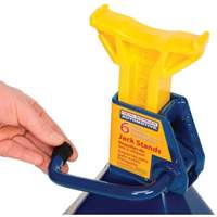 Chandelles, Poign&eacute;e/rochet verrouillable, Capacit&eacute; de 6 tonnes, 25-1/4" h Brunswick Fyr & Safety