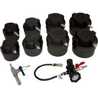 10-Piece HD Turbo Air System Test Kit with Smoke Adapter Brunswick Fyr & Safety