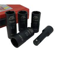 Flip Socket Kit, 5 Pieces, 1/2" Drive Size Brunswick Fyr & Safety
