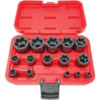EP "Star" Plus Socket Set, 15 Pieces, 1/4"/3/8"/1/2" Drive Size Brunswick Fyr & Safety