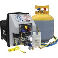 Twin Turbo Refrigerant Recovery System with 50 Lb DOT Tank Brunswick Fyr & Safety
