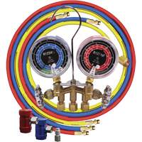 Jeu de manom&egrave;tres collecteurs en laiton avec coupleurs Brunswick Fyr & Safety