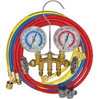 R134A 2-Way Brass Manifold Gauge Set Brunswick Fyr & Safety