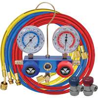 R134A 2-Way Aluminum Manifold Gauge Set Brunswick Fyr & Safety