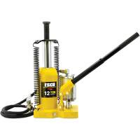 Pro Series Bottle Jack, 12 Ton(s), Air Hydraulic, 18-1/2" Raised Height Brunswick Fyr & Safety