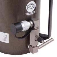 Safety Jack, Locking Collar, 100 tons Capacity, 13-37/100" - 19-3/5" H Brunswick Fyr & Safety