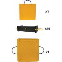 20-Piece CribLok Composite Cribbing System Kit Brunswick Fyr & Safety