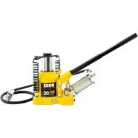 Pro Series “Shorty” Bottle Jack, 20 Ton(s), Air Hydraulic, 12-5/8" Raised Height Brunswick Fyr & Safety