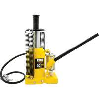 Pro Series  Bottle Jack, 30 tons, Air Hydraulic, 20" Raised Height Brunswick Fyr & Safety