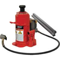 Standard Height Bottle Jack, 12 Ton(s), Air Hydraulic, 19-3/4" Raised Height Brunswick Fyr & Safety