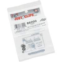 1/4" Clips & O-Rings Set Brunswick Fyr & Safety