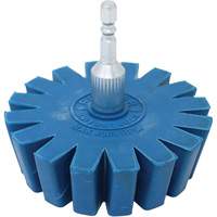 Conical Gear Eraser Wheel with Quick-Connect Arbor Adapter Brunswick Fyr & Safety