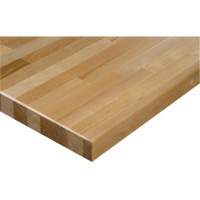 Hardwood Workbench Top, 60" W x 36" D, Square Edge, 1-1/4" Thick FN370 | Brunswick Fyr & Safety