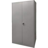 Armoire de rangement, Acier, 4 Tablettes, 78" h x 36" la x 24" P, Gris Brunswick Fyr & Safety