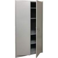 Storage Cabinet, Steel, 4 Shelves, 78" H x 36" W x 24" D, Grey FN426 | Brunswick Fyr & Safety