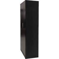 Combination Storage Cabinet, 36" W x 18" D x 72" H, Black Brunswick Fyr & Safety