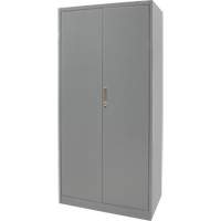 Armoire de rangement combin&eacute;e, 36" la x 18" p x 72" h, Gris Brunswick Fyr & Safety