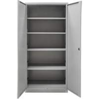 Armoires de rangement Hi-Boy, Acier, 4 Tablettes, 72" h x 36" la x 18" P, Gris Brunswick Fyr & Safety