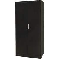 Armoire de rangement Hi-Boy, Acier, 4 Tablettes, 72" h x 36" la x 18" P, Noir Brunswick Fyr & Safety