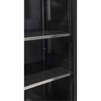 Armoire de rangement Hi-Boy, Acier, 4 Tablettes, 72" h x 36" la x 18" P, Noir Brunswick Fyr & Safety
